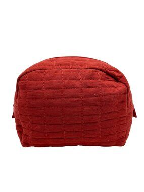 MMs Brands Red Fabric Quilted Bag